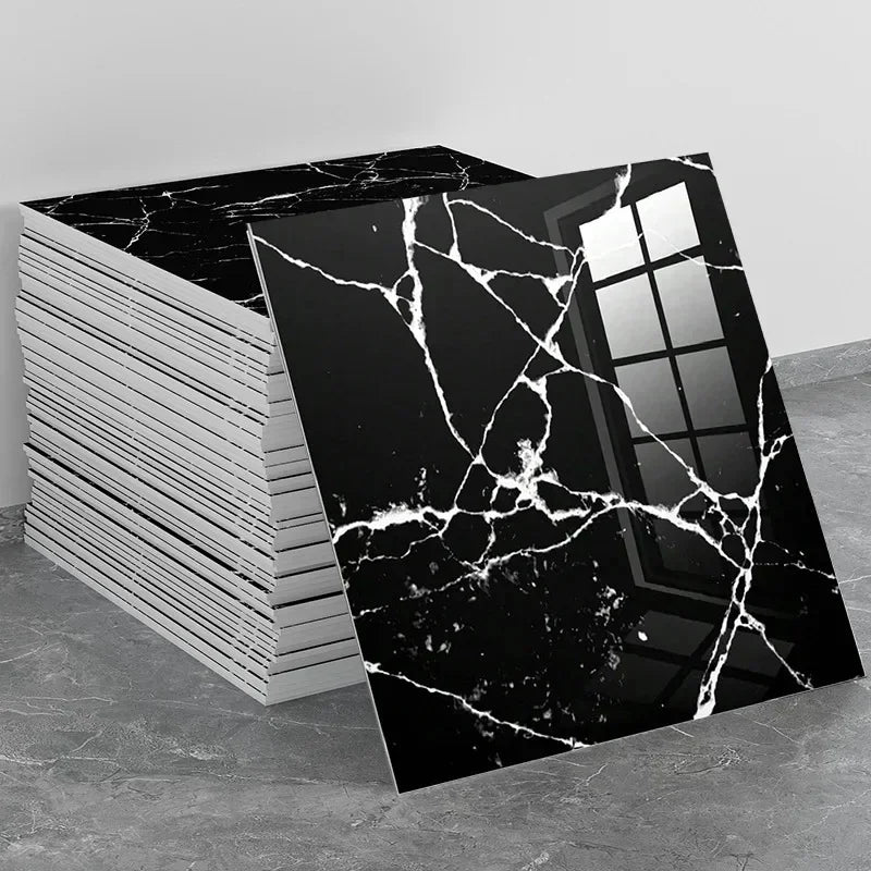 Peel-and-Stick Vinyl Floor Tiles