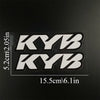 KYB Fork Suspension Decal Stickers for Motorcycles (2-Pack)