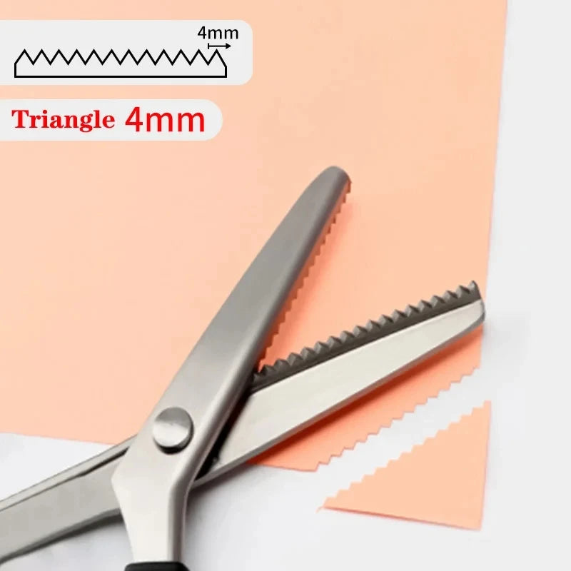 Professional Pinking Shears – Zig Zag Fabric Scissors for Sewing & Crafts