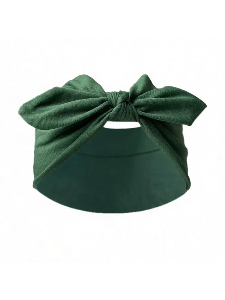 Bandeaux à nœud en couleur unie polyvalents