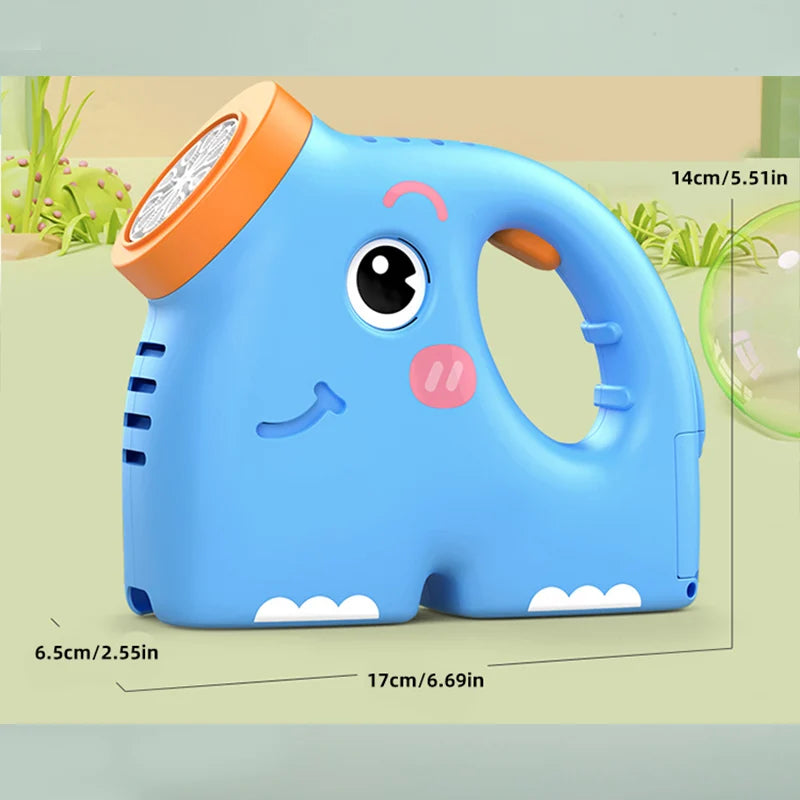 Máquina de Burbujas con Forma de Elefante y Luces LED
