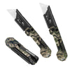 3-Pack Folding Utility Knife Set with Quick-Change Blades & Pocket Clip