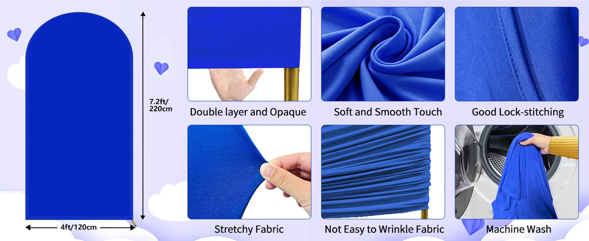 Stretchy Balloon Arch Cover for Wedding & Party Photo Backdrops