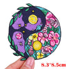 Encouraging Embroidered Iron-On Patches for Jackets, Jeans & Bags