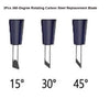 360° Rotating Blade Craft Cutter with 3 Replacement Blades