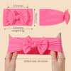 Baby Girl Bow Knit Headbands (Set of 10)