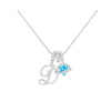 Heart-Shaped Initial Pendant Necklace