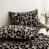 Cozy Plush Fitted Sheet with Leopard Print