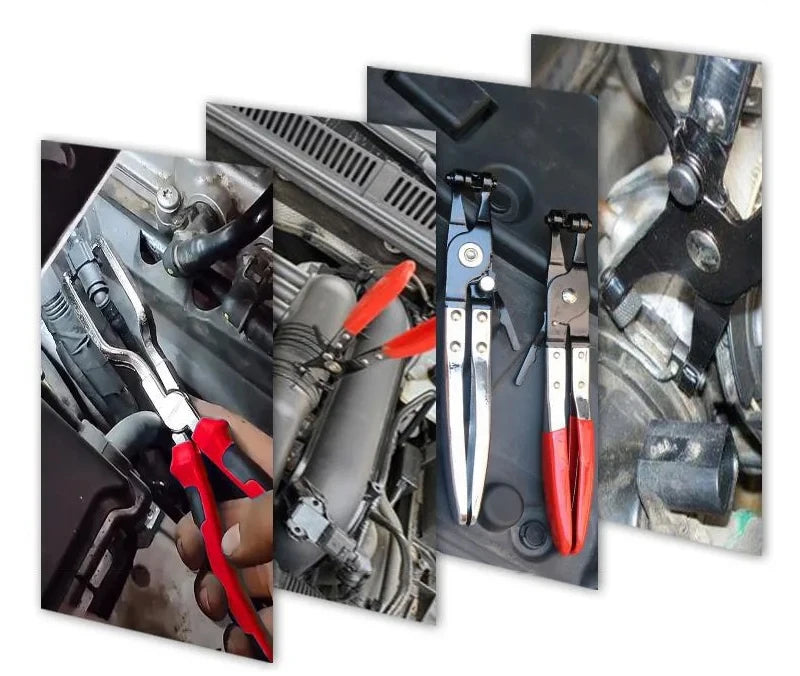 Flexible Long Reach Hose Clamp Pliers Set