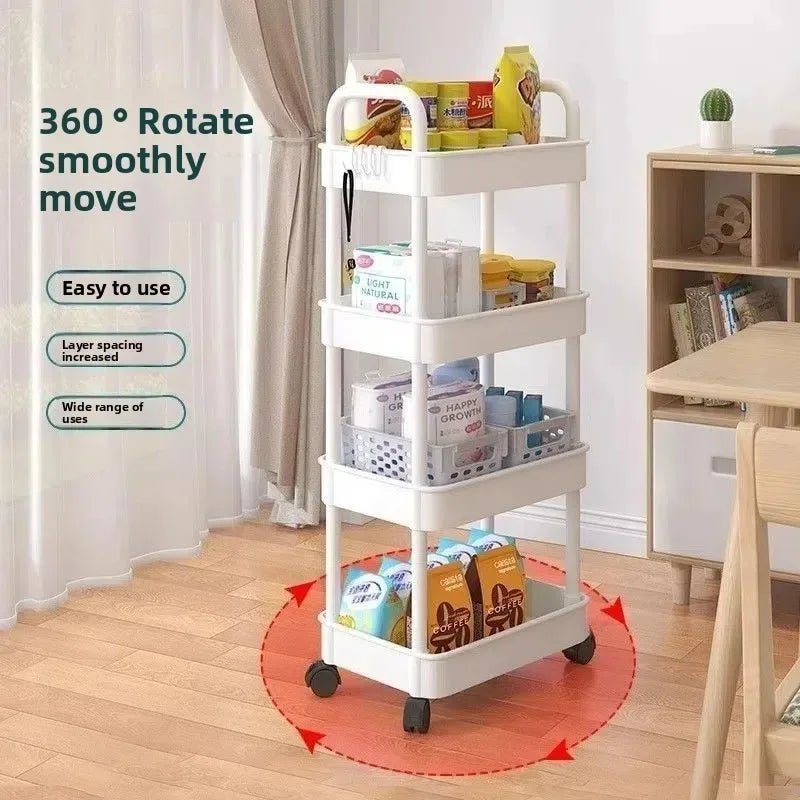 5-Tier Rolling Storage Cart