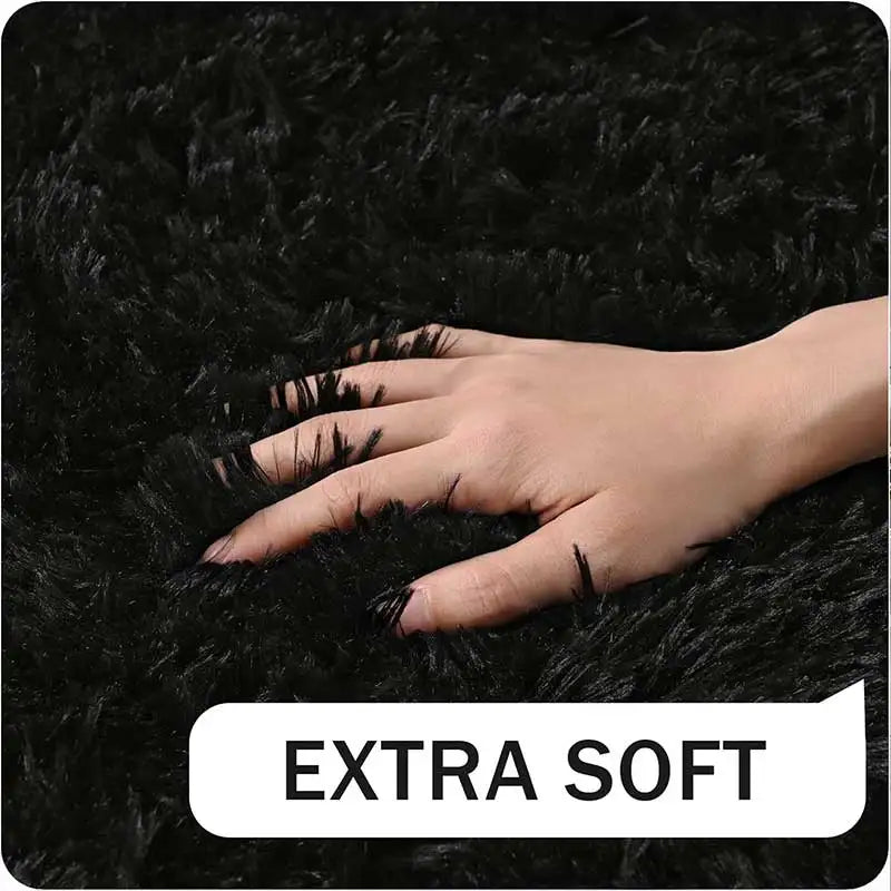 Plush Shag Area Rug – Soft, Cozy, and Modern