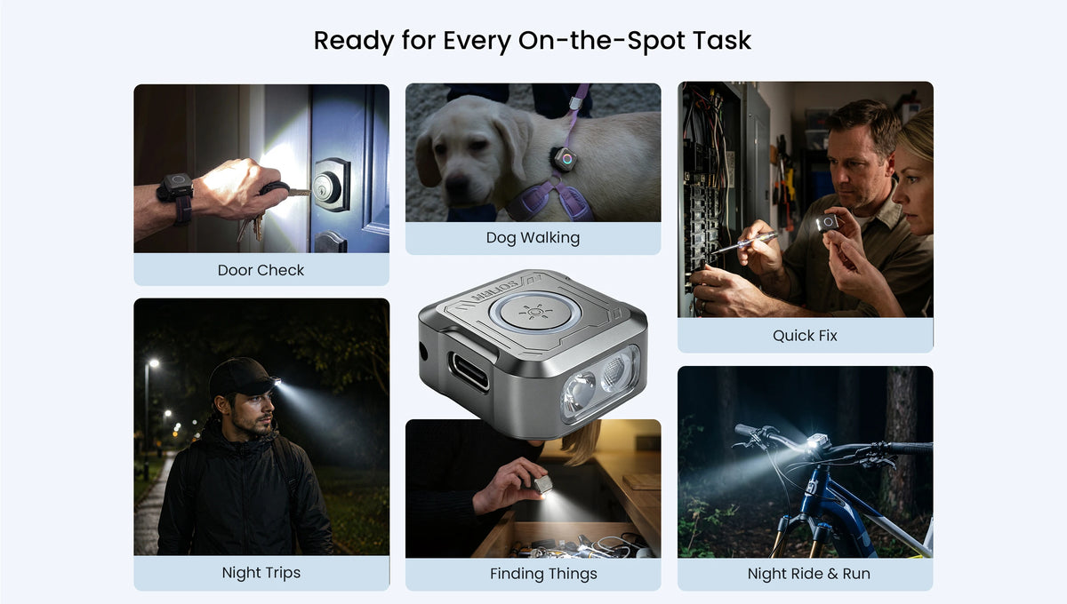 Sofirn SE1 Pocket EDC Flashlight with RGB Signal Ring