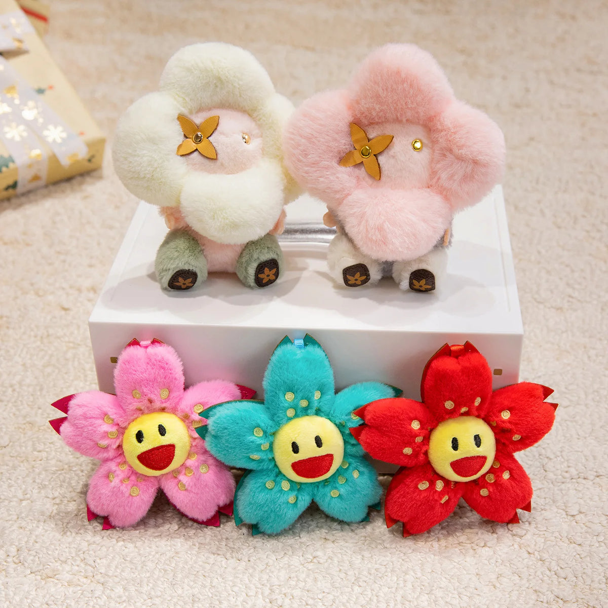 Sunflower Plush Keychain