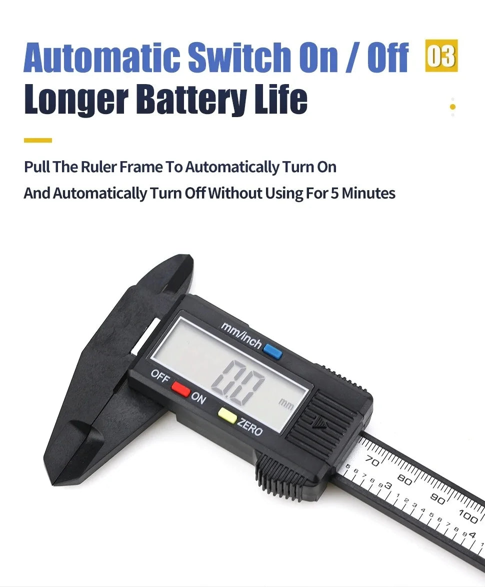 Digital Caliper with Large LCD Display
