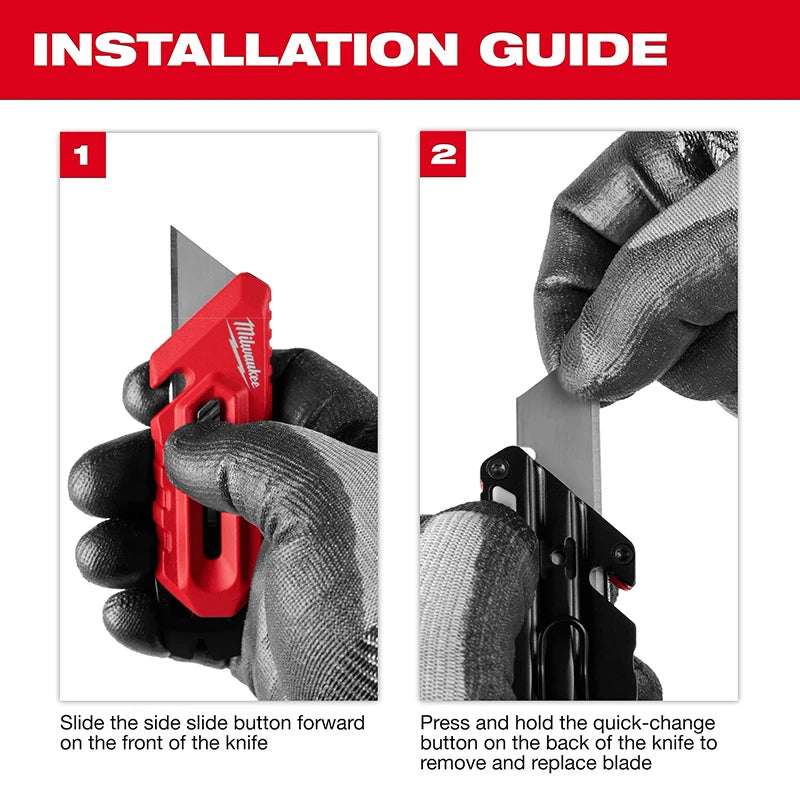 Multi-Function Compact Utility Knife with Wire Stripper & Nail Puller