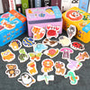 A set of wooden animal and vehicle puzzles and storage boxes featuring colorful animals like cats, elephants, and other figur
