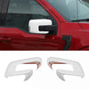 Carbon Fiber Look Mirror Cover for Ford F-150 (2021-2025)