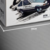 A box for a Compact 1/64 Scale 4WD RC Drift Car showing an illustration of the car.