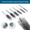 Kit de brosses métalliques en acier inoxydable de précision