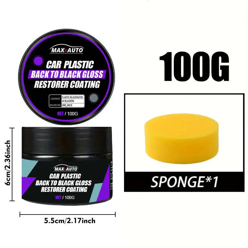 Car Plastic & Leather Restorer - Gloss Finish