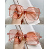 Oversized Quadratische Sonnenbrille mit UV400-Schutz