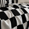 Checkerboard Jacquard Sofa Cover – Washable Nordic Style Slipcover
