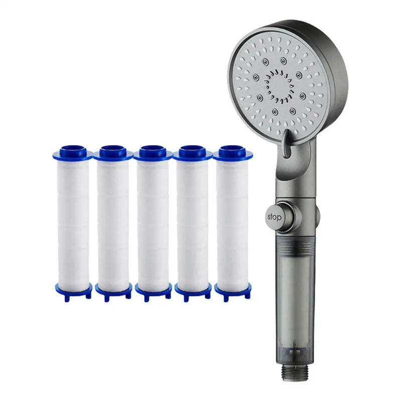 5-Mode Filtered Shower Head with Handheld Sprayer