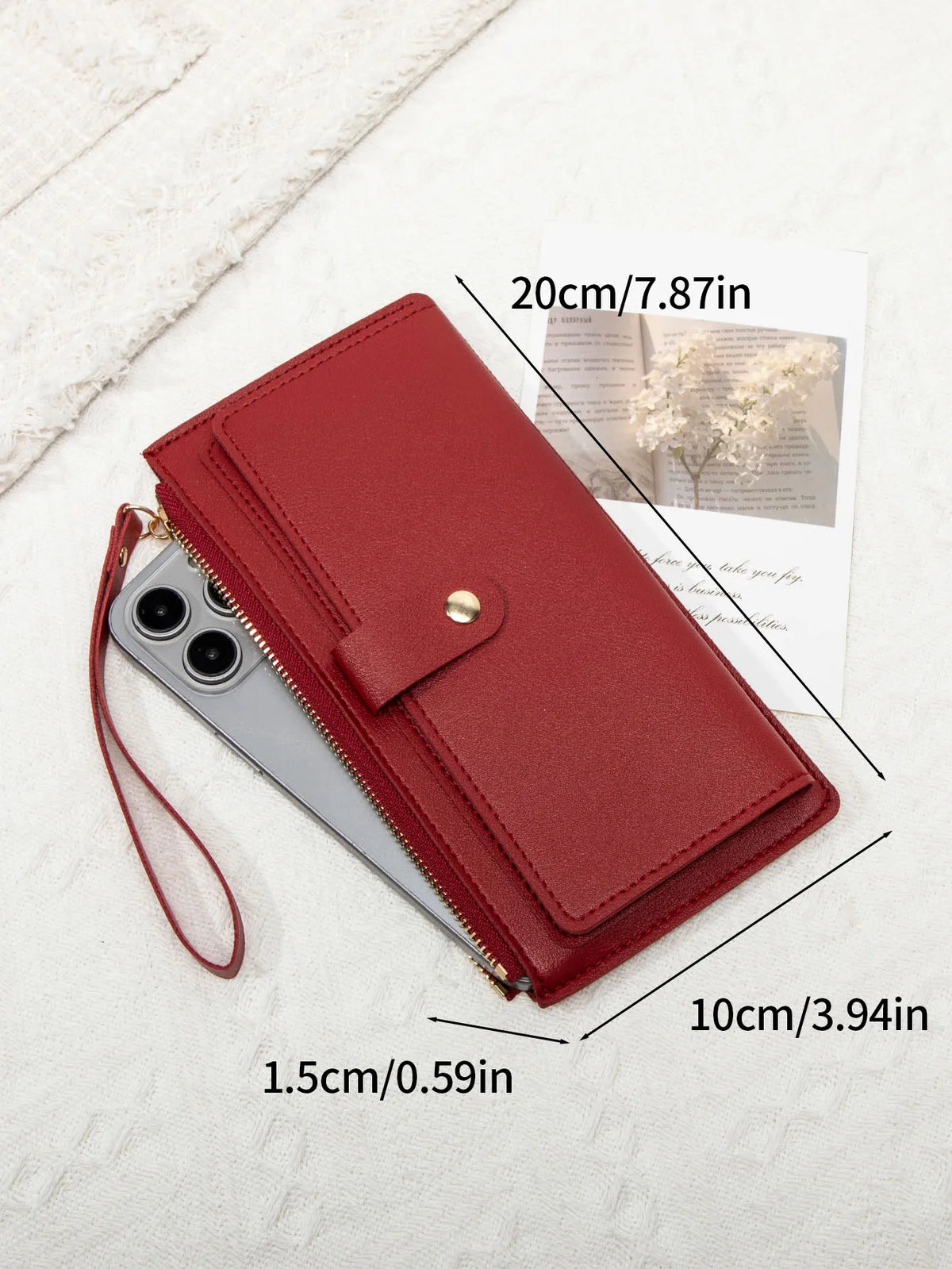 Slim PU Leather Card Holder Wallet