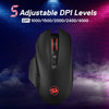 Redragon M656 Wireless Gaming Mouse with 7 Programmable Buttons and RGB LED