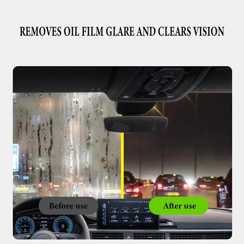 Hydrophobic Glass Oil Film Remover with Brush
