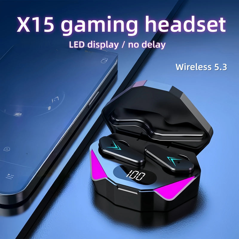 Wireless Earbuds with LED Display Charging Case