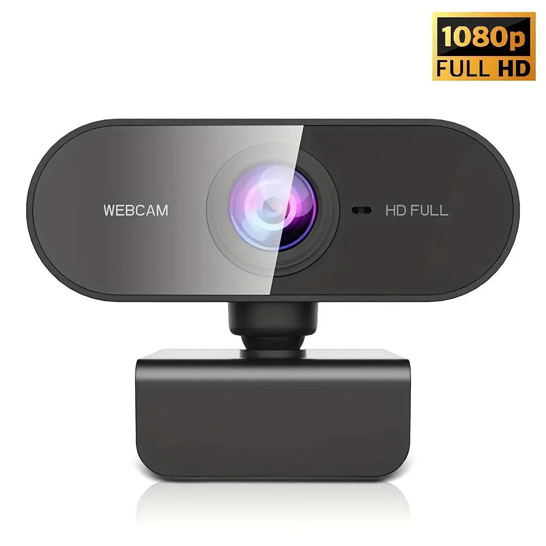 Full HD USB Webcam with Built-in Microphone