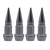Five silver-colored universal bullet head screws with conical tips.