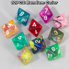 10-Piece Polyhedral Dice Set for Dungeons & Dragons and RPG Games