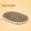 Oval Corrugated Cat Scratcher & Bed