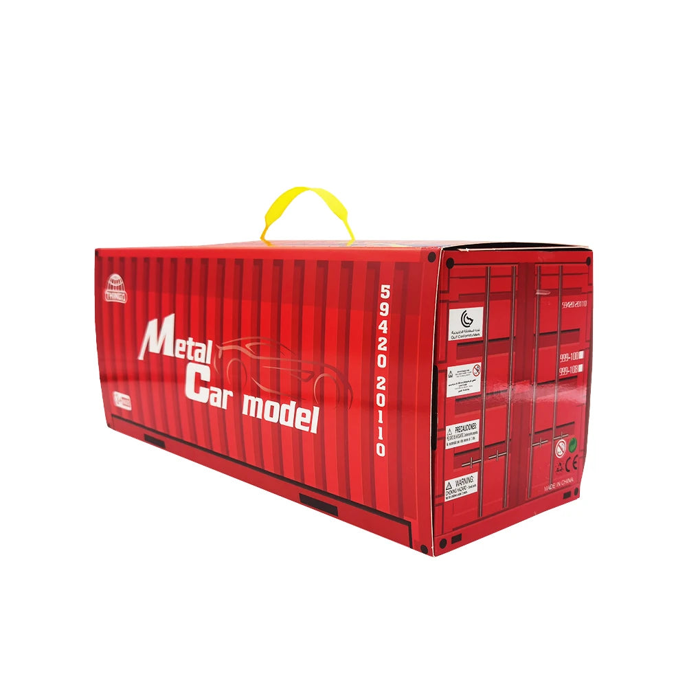 48-Piece Die-Cast Racing Car Set with Storage Case