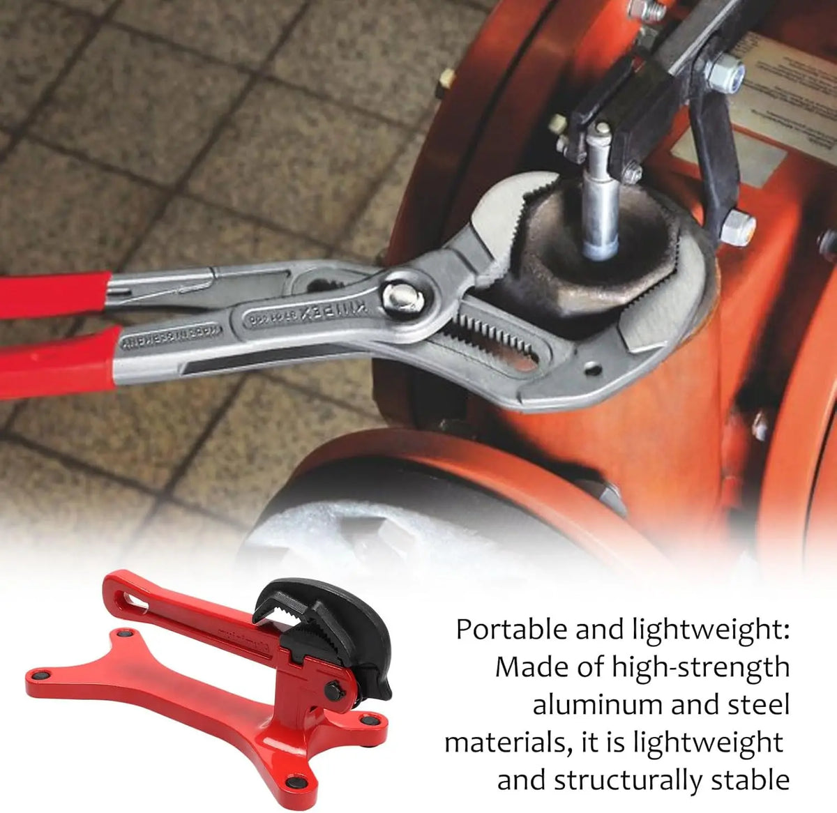 Portable Aluminum Pipe Vise for Valve Maintenance