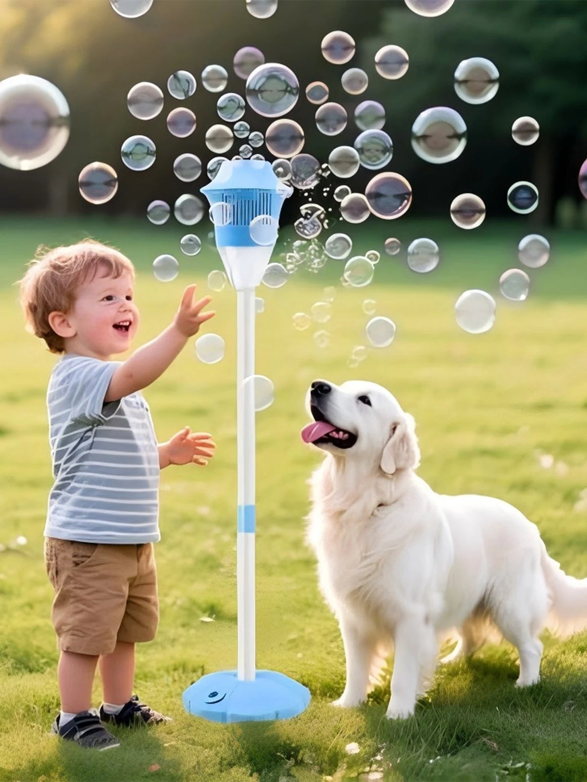 LED Bubble Machine for Parties — Cordless, Automatic