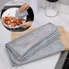 Heavy-Duty Microfiber Cleaning Cloths with Steel Mesh