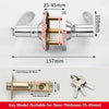 Aluminum Alloy Entry Door Knob Lock with Keys
