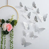 3D Rose Gold Butterfly Wall Decals for Home Decor
