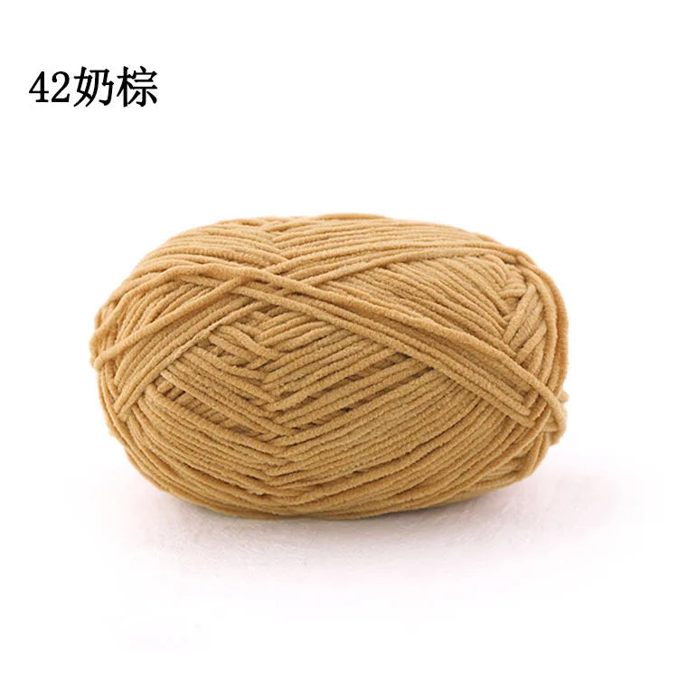 Matte Chenille Yarn for Crochet and Knitting