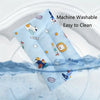 Reversible Baby Pillow with Cartoon Animal Patterns