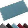 A rectangular blue anti-fatigue standing mat shown at an angle.