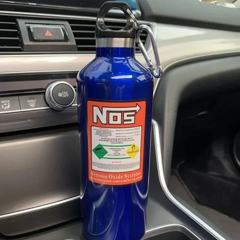 Stainless Steel 500ml Vacuum Insulated Bottle with NOS-Style Design