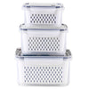 Produce Storage Bin with Removable Colander – Airtight, BPA-Free