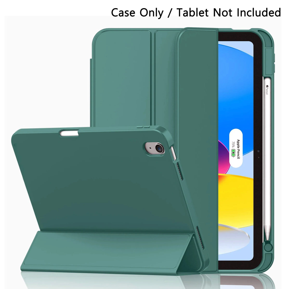 Premium Faux Leather iPad Case with Pencil Holder