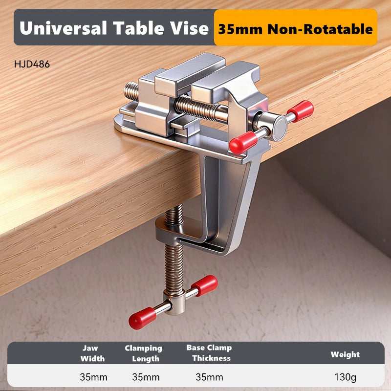 360° Swivel Clamp-On Table Vise for Workbench