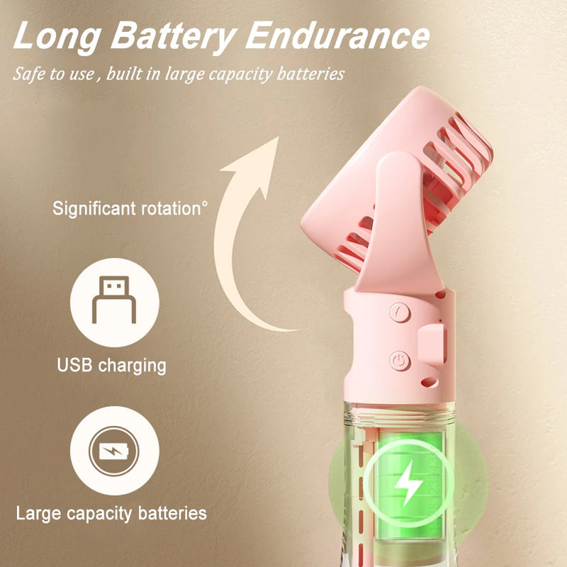 Portable USB Rechargeable Mist Fan