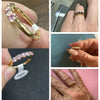 Five-Stone Moissanite Stacking Ring in 14K Gold Filled